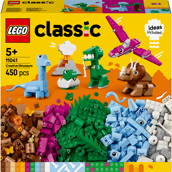 Конструктор LEGO Classic Творчі динозаври 450 деталей (11041)