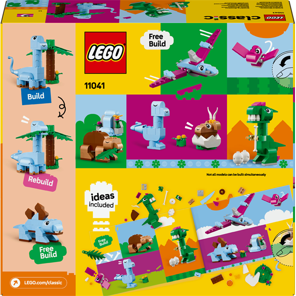 Конструктор LEGO Classic Творчі динозаври 450 деталей (11041)