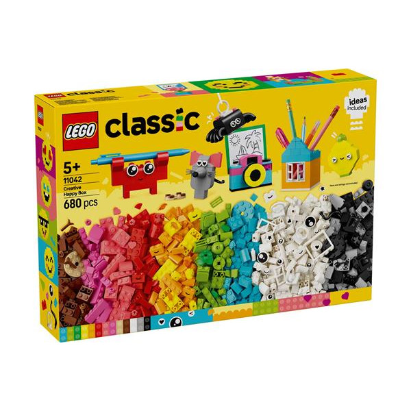 Конструктор LEGO Classic Щасливий творчий набір 680 деталей (11042)