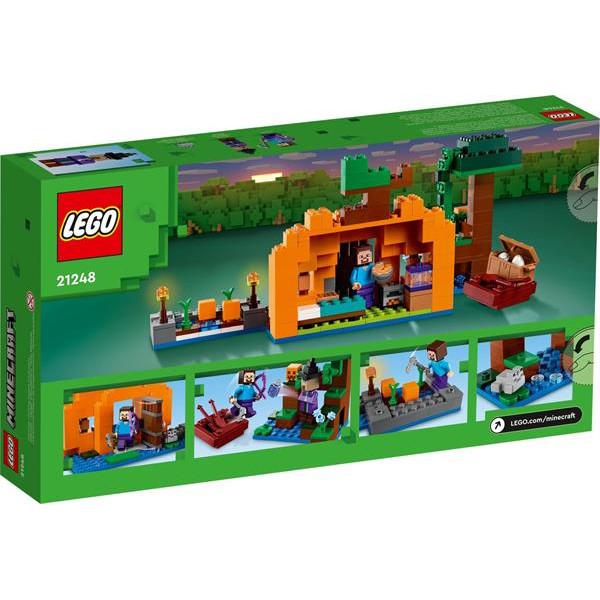 Конструктор LEGO Minecraft Гарбузова ферма 257 деталей (21248)