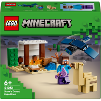 Конструктор LEGO Minecraft Експедиція Стіва в пустелю 75 деталей (21251)