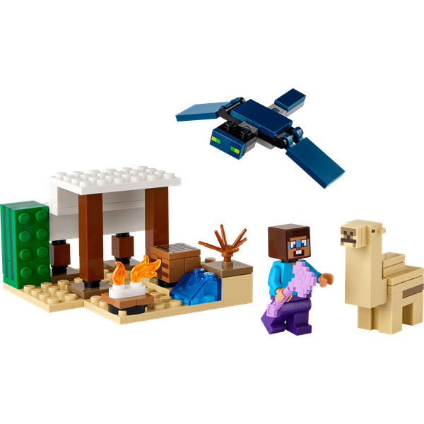 Конструктор LEGO Minecraft Експедиція Стіва в пустелю 75 деталей (21251)