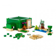 Конструктор LEGO Minecraft Пляжний будинок у формі черепахи 234 деталі (21254)