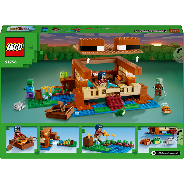 Конструктор LEGO Minecraft Будинок у формі жаби 400 деталей (21256)