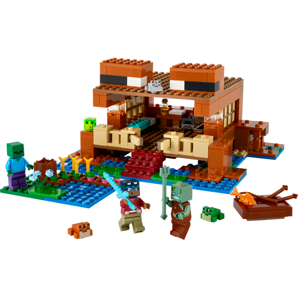 Конструктор LEGO Minecraft Будинок у формі жаби 400 деталей (21256)
