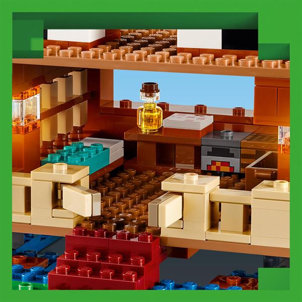 Конструктор LEGO Minecraft Будинок у формі жаби 400 деталей (21256)