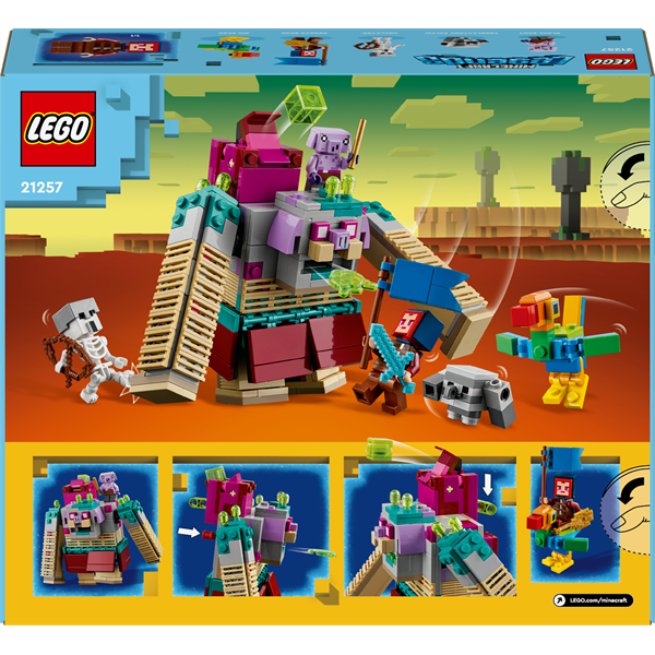 Конструктор LEGO Minecraft Сутичка з пожирачем 420 деталей (21257)