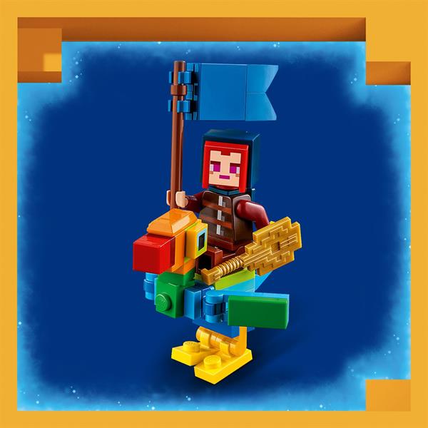 Конструктор LEGO Minecraft Сутичка з пожирачем 420 деталей (21257)