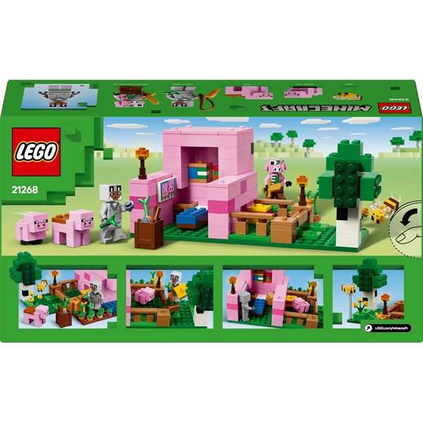 Конструктор LEGO Minecraft Будинок для поросят 238 деталей (21268)