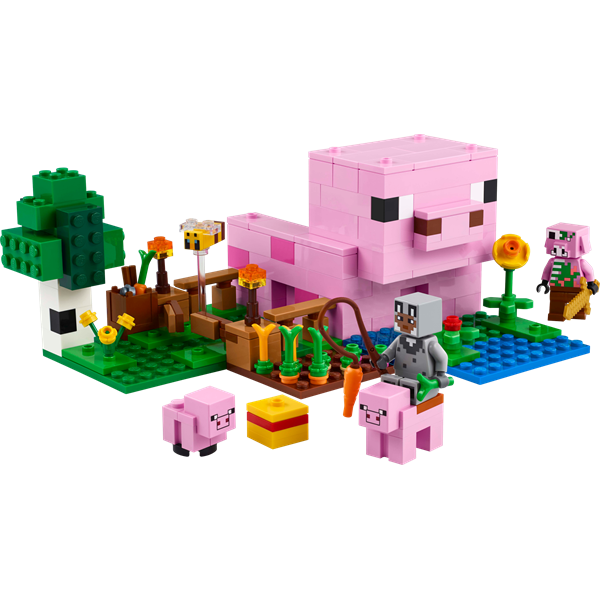 Конструктор LEGO Minecraft Будинок для поросят 238 деталей (21268)