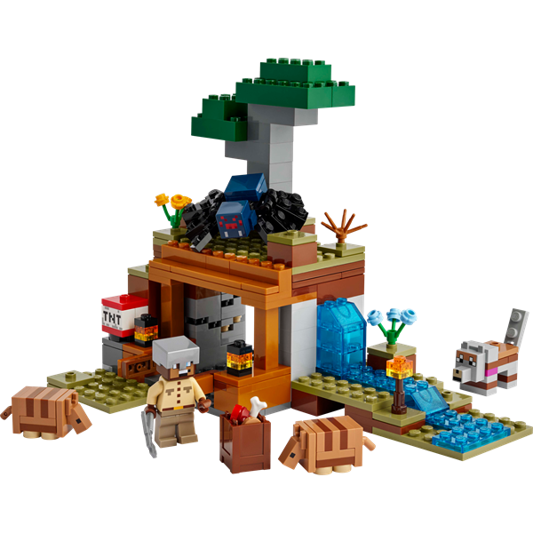 Конструктор LEGO Minecraft Шахтна експедиція Броненосець 247 деталей (21269)