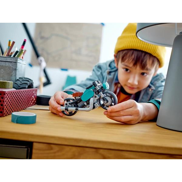 Конструктор LEGO Creator Вінтажний мотоцикл 128 деталей (31135)