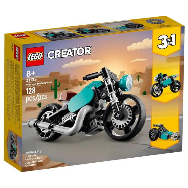 Конструктор LEGO Creator Вінтажний мотоцикл 128 деталей (31135)