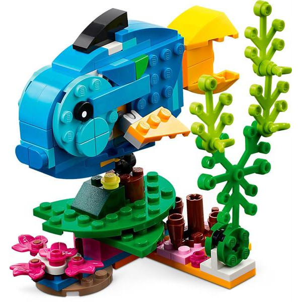 Конструктор LEGO Creator Екзотичний папуга 3 в 1, 253 деталі (31136)
