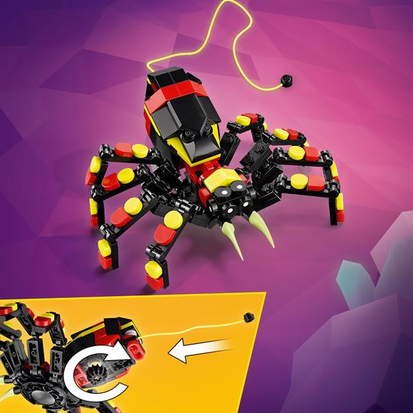 Конструктор LEGO Creator Дикі тварини: дивовижний павук 153 деталі (31159)
