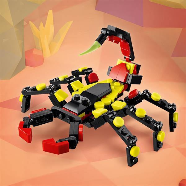 Конструктор LEGO Creator Дикі тварини: дивовижний павук 153 деталі (31159)