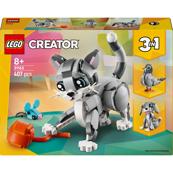 Конструктор LEGO Creator Грайливий кіт 407 деталей (31163)