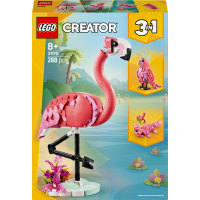 Конструктор LEGO Creator Дикі тварини рожевий фламінго 288 деталей (31170)