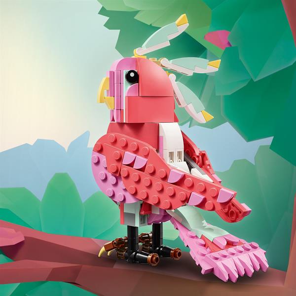 Конструктор LEGO Creator Дикі тварини рожевий фламінго 288 деталей (31170)