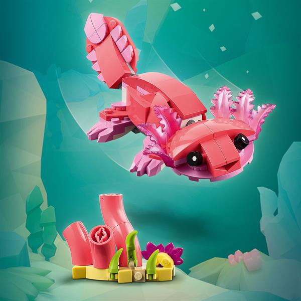 Конструктор LEGO Creator Дикі тварини рожевий фламінго 288 деталей (31170)