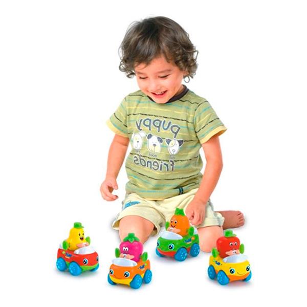 Набір машинок Hola Toys Тутті-Фрутті 8 шт. (356A)