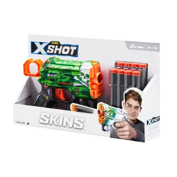 Швидкострільний бластер X-Shot Skins Menace Camo 8 патронів (36515A)