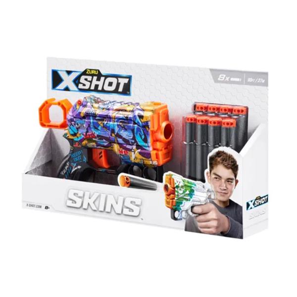 Швидкострільний бластер X-Shot Skins Menace Spray Tag 8 патронів (36515D)