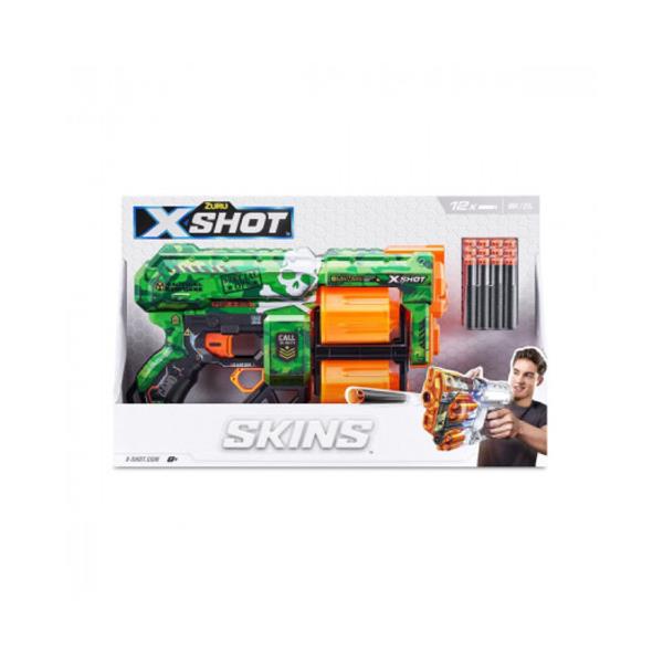 Швидкострільний бластер X-Shot Skins Dread Camo 12 патронів (36517D)