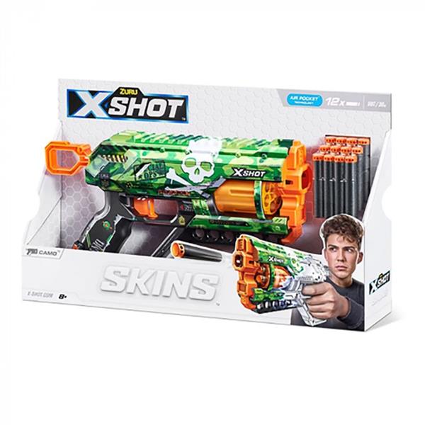 Швидкострільний бластер X-Shot Skins Griefer Camo 12 патронів (36561H)