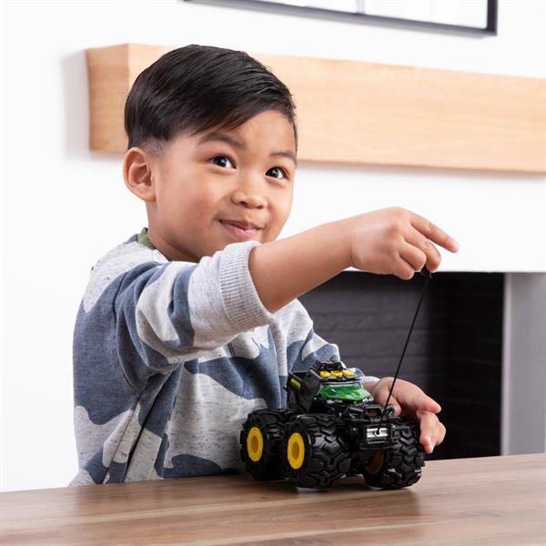 Машинка Трактор John Deere Kids Monster Treads з великими колесами (37929)