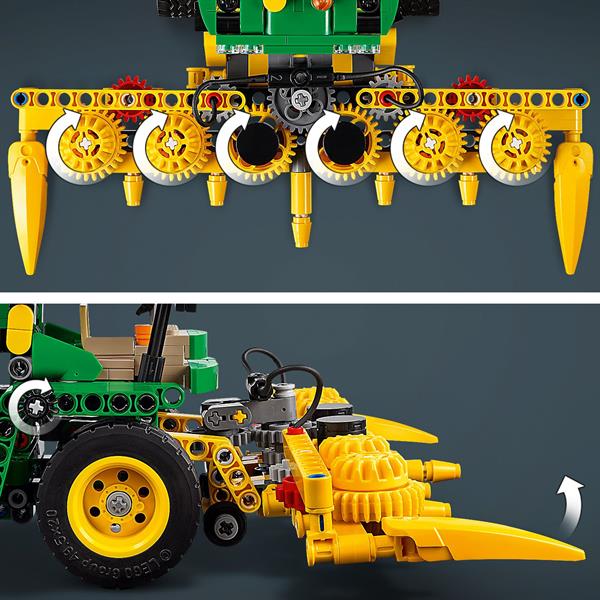 Конструктор LEGO Technic Кормозбиральний комбайн John Deere 9700, 559 деталей (42168)