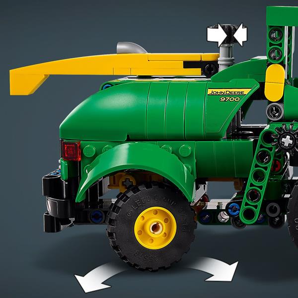 Конструктор LEGO Technic Кормозбиральний комбайн John Deere 9700, 559 деталей (42168)