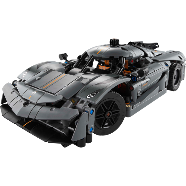 Конструктор LEGO Technic Koenigsegg Jesko Absolut сірий гіперкар 801 деталь (42173)