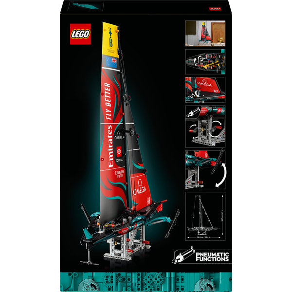 Конструктор LEGO Technic Яхта Emirates Team New Zealand AC75 962 деталі (42174)