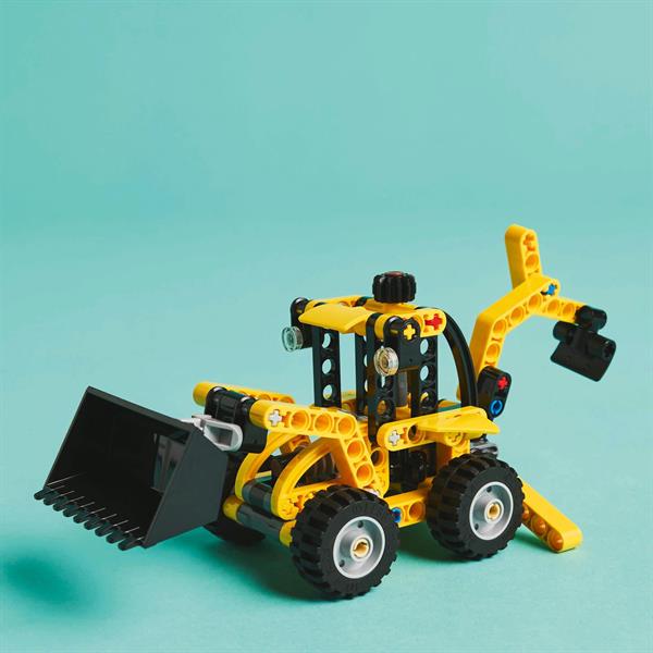 Конструктор LEGO Technic Екскаватор-навантажувач 104 деталі (42197)