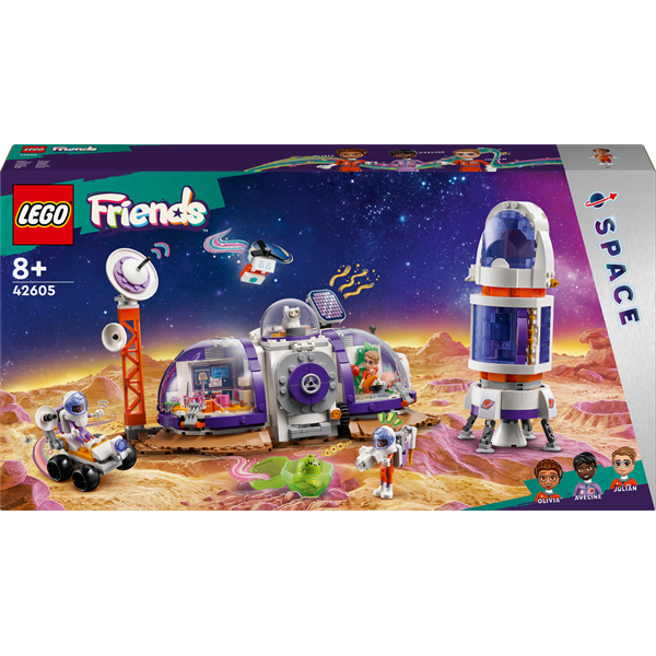 Конструктор LEGO Friends Космічна база на Марсі та ракета 981 деталь (42605)