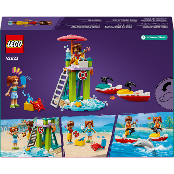 Конструктор LEGO Пляжний гідроцикл Friends 84 деталі (42623)