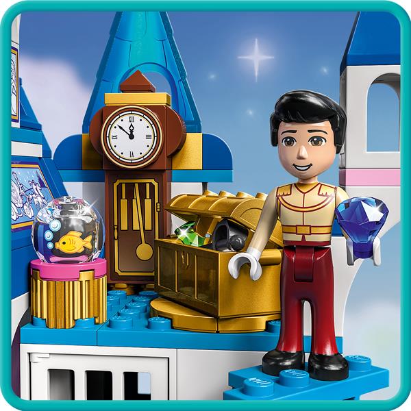 Конструктор LEGO Disney Princess Замок Попелюшки і Прекрасного принца 365 деталей (43206)