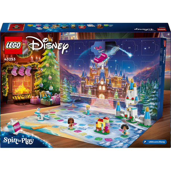Різдвяний адвент-календар 2024 LEGO Disney 253 деталей (43253)