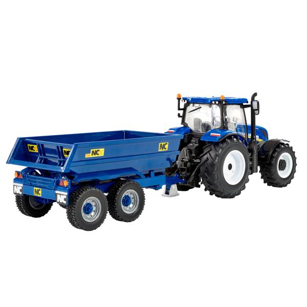 Модель Britains Трактор New Holland T6 з причепом-самоскидом NC Tilt 1:32 (43268)