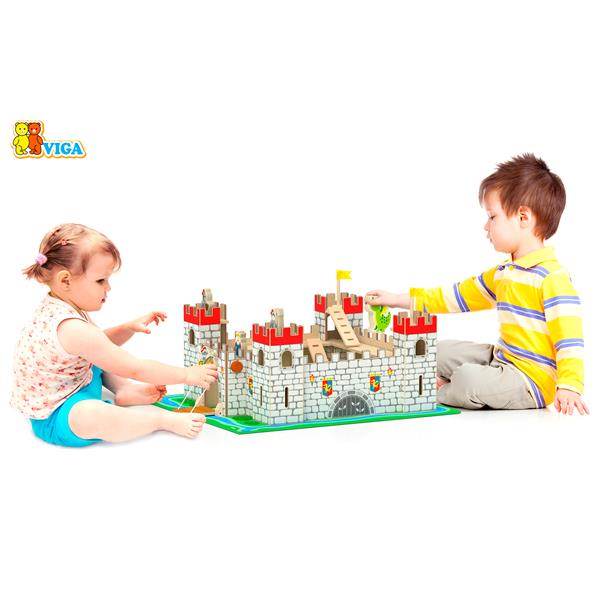 Дерев'яний набір Viga Toys Іграшковий замок (50310)