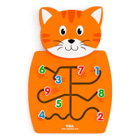 Бізіборд Viga Toys Котик із цифрами (50676)