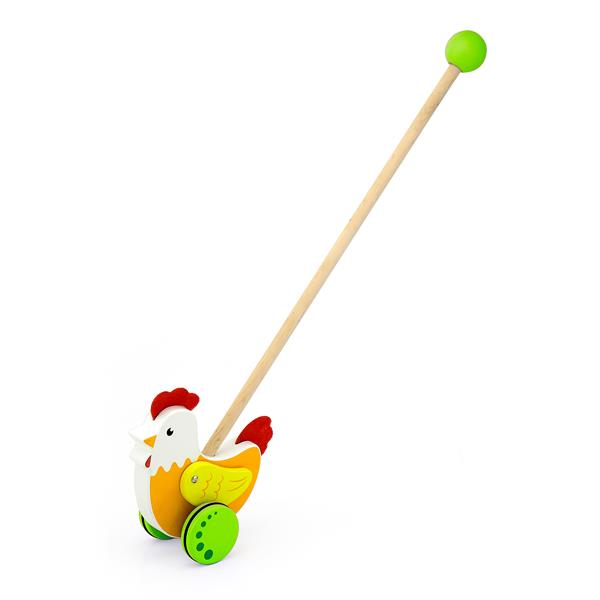 Дерев'яна каталка Viga Toys Півник (50964)