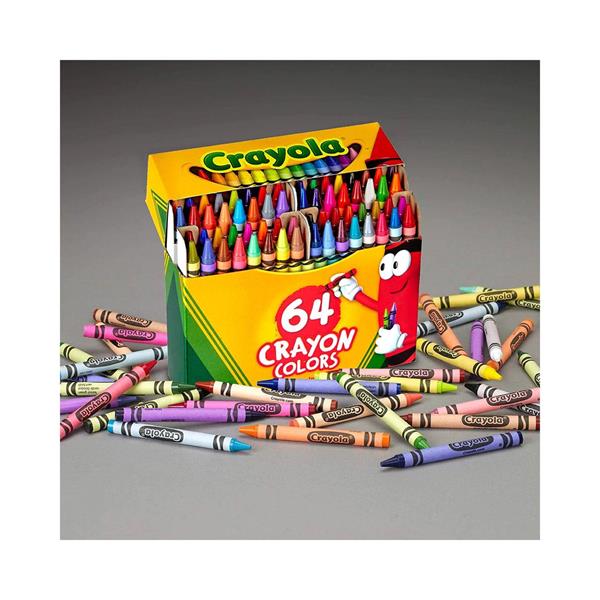 Набір воскової крейди Crayola Crayons 64 кольри (52-6448)