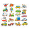 Набір магнітів Viga Toys Транспорт 20 шт. (58924)