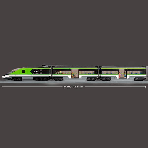 Конструктор LEGO City Trains Пасажирський поїзд-експрес 764 деталі (60337)
