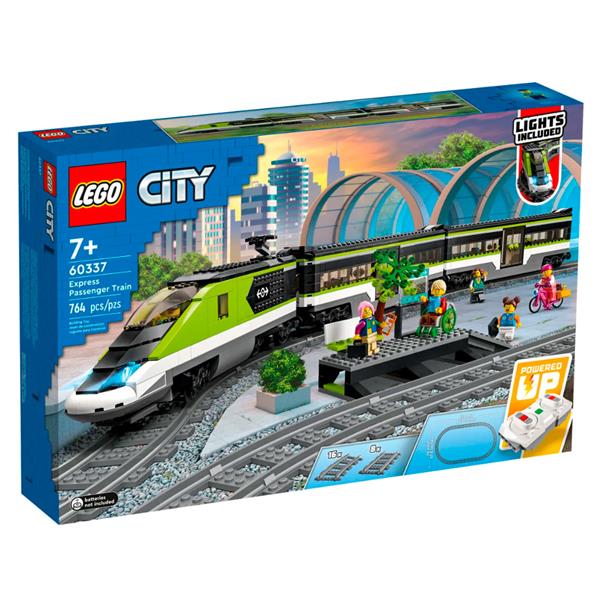 Конструктор LEGO City Trains Пасажирський поїзд-експрес 764 деталі (60337)