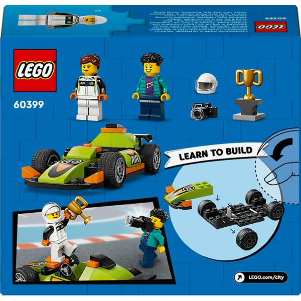 Конструктор LEGO City Зелений автомобіль для перегонів 56 деталей (60399)