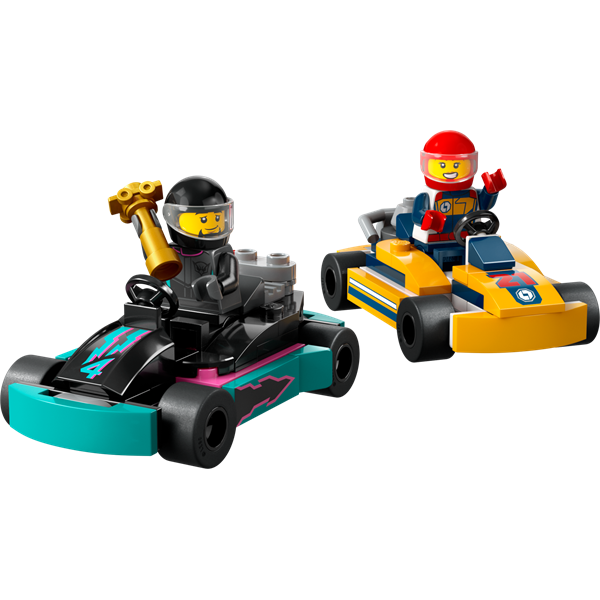 Конструктор LEGO City Картинг і гонщики 99 деталей (60400)