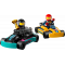 Конструктор LEGO City Картинг і гонщики 99 деталей (60400)